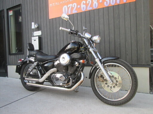 ☆9万円！ビラーゴ250 マフラーカスタム 3DM セル1 実動車☆ヤマハ