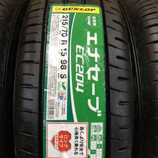 DUNLOP ENASAVE EC204 215/70R15 15インチ 夏タイヤ 4本 2019年製 新品 グランビア レジアス エクストレイル等　(VTL110) クレジットカード QR決済可能
