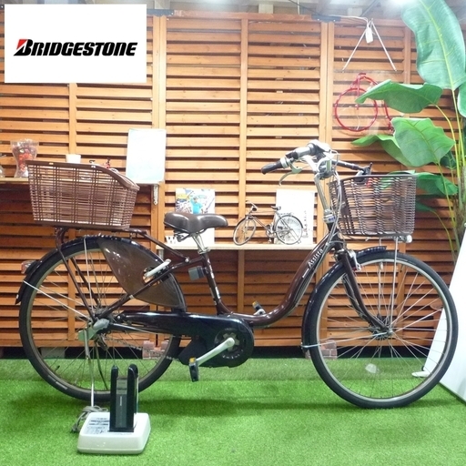 電動自転車 26インチ 新基準 ブリヂストン アシスタ 中古 LED 電動自転車 26インチ 新基準 ブリヂストン アシスタ 中古 LED