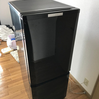 三菱ノンフロン冷凍冷蔵庫 MR-P15Y-B形 2015年製　ブラック
