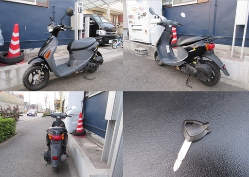 埼玉川口発！スズキ レッツ4 ブラック 後期型 低燃費4サイクル 即