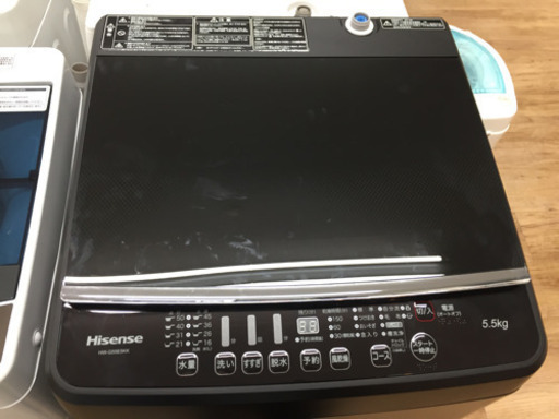 Hisenseの全自動洗濯機です！