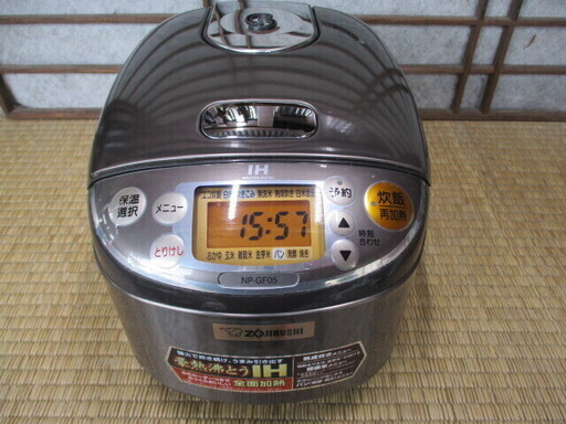 ZOJIRUSHI　象印　IH炊飯ジャー　NP-GF05　3合炊き　中古　作動OK
