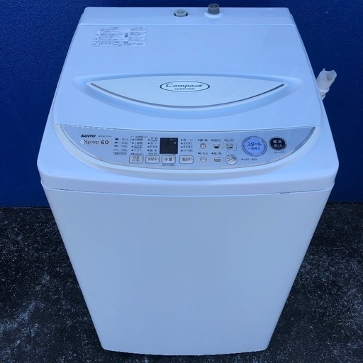 【配送無料】サンヨー　6.0kg 洗濯機　ASW-60AP