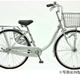 新車】丸石サイクル 通学用自転車 ママチャリ シルバー 24型 【公式通販】