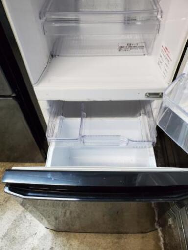三菱  MITSUBISHI ノンフロン冷凍冷蔵庫  MR-P15T-B ブラック 2012年製