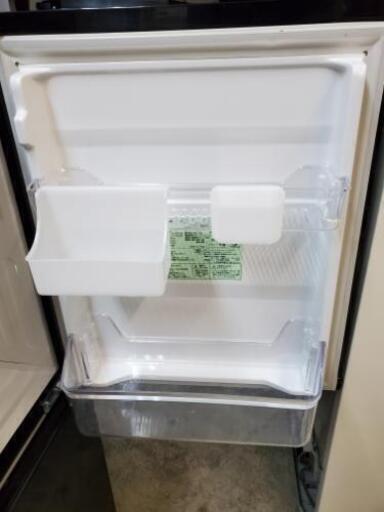 U-ing ユーイング ノンフロン冷凍冷蔵庫  UR-F110H-B ブラック 2017年製