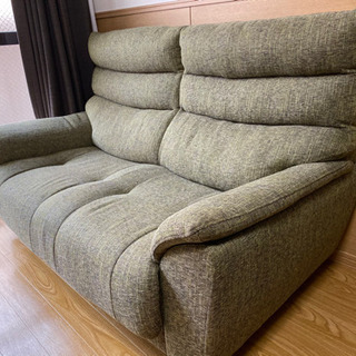 ソファ　2人がけ　グリーン　定価6万円