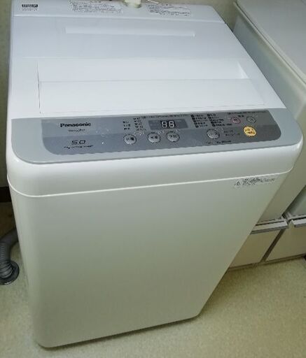 【返品交換不可】 【受付終了】2018年製 パナソニック洗濯機5キロ(使用1年程度) 洗濯機