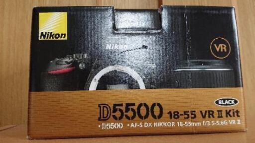 売れました。Nikon D5500 レンズキット　AF-S NIKKOR 18-55 VRⅡ 付属品全てあります　Wi-Fiあり　一眼レフ　カメラ　値下げも考えます