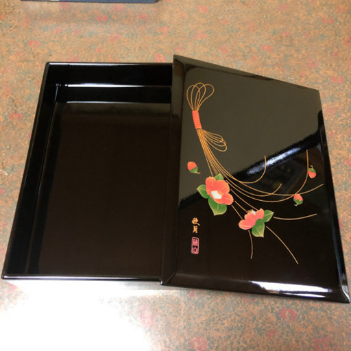 会津塗　小物入れ