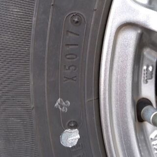 145/80R13 アルミ付夏タイヤ4本組　バリ溝 145/80R13 アルミ付夏タイヤ4本組 バリ溝