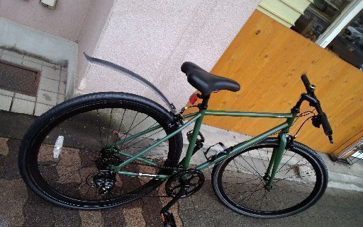 OFFICE PRESS TR 700cクロスバイク 7speed/ライトグリーン Walby back 