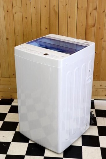 配達込み　全自動洗濯機　Haier　JW-C45CK 2019年製　4.5kg　ホワイト　単身　送風乾燥　住まい　しわケア脱水