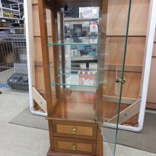 キュリオケース 高90cm キャビネット 飾り棚 コンパクトガラスケース