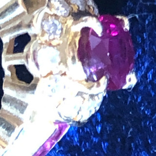 Z世代にもピッタリお洒落 オリジナル バンクリフ風 ルビーリング D