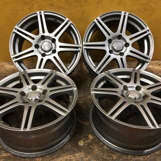 BS BEO 社外ホイール 16インチ 4本 7J5HPCD114.3+49 エスティマ オデッセイ等 (VHF51) クレジットカード QR決済可能
