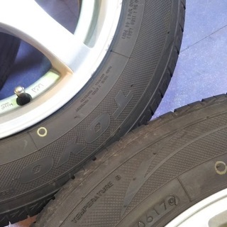 夏14インチ モビリオ スパイク エアウェイブ FIT フィット カローラ フィールダー 185/65R14 日本製 トーヨー【~80％富山】中古/4本