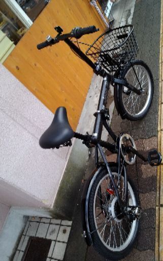 折りたたみ自転車 BTM BIKE 16インチ 変速あり ブラウン【ユーズド