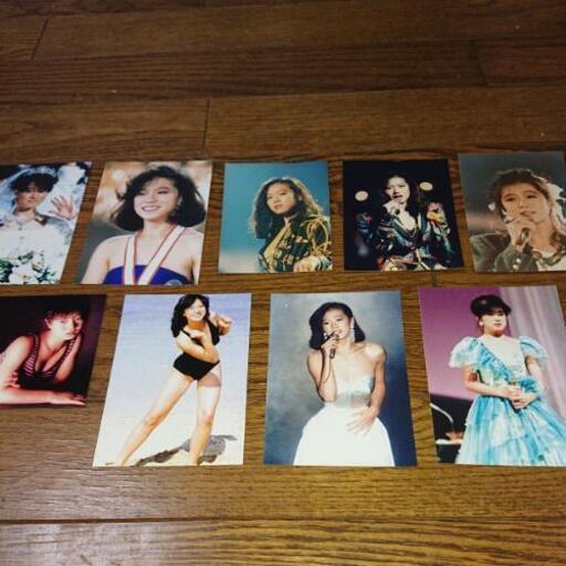 中森明菜  生写真 9枚セット