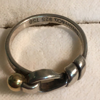 TIFFANY&Co./ファクアンドアイ／リング／シルバー925/SV925×K18