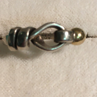 TIFFANY&Co./ファクアンドアイ／リング／シルバー925/SV925×K18