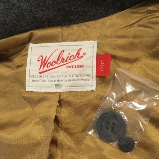 Woolrich Men’s Peacoat (L size) ウールリッチ メンズ ピーコート（Lサイズ）