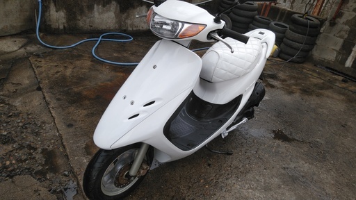 ⭐ホンダライブディオZXﾀｲﾌﾟ　AF35　白　ペイント済み　当たりっぽい車両　ディスクブレーキ
