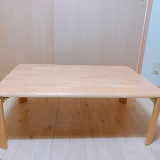 木製テーブル 折畳式  状態良  縦60横90