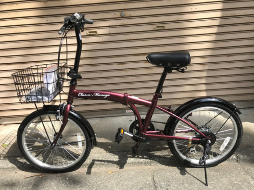 【値下げ！】新品折畳自転車 ミムゴ(MIMUGO) 20インチ Classic  Mimugo FDB20 6SG-R 値下げ！】新品折畳自転車 ミムゴ(MIMUGO) 20インチ Classic Mimugo