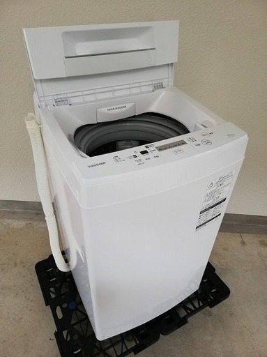 ◼️決定済■美品■2018年製■東芝 全自動洗濯機 4.5kg  AW-45M7「パワフル洗浄」節水