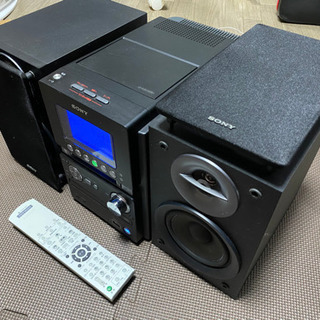 【値下げ】SONY オーディオ　コンポ　CD/MD/カセット/ウ...