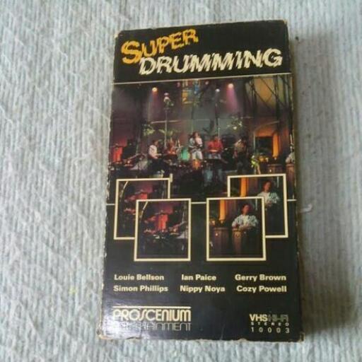 ミュージック SUPER  DRUMMING VHS