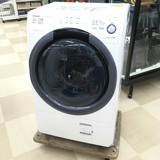 シャープ 2017年製 7.0kgドラム式洗濯機 ES-S7B-WL megyesulet.hu