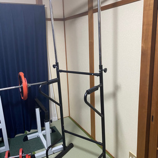 80kgダンベルバーベルセット、腹筋マシーン、懸垂棒まとめて