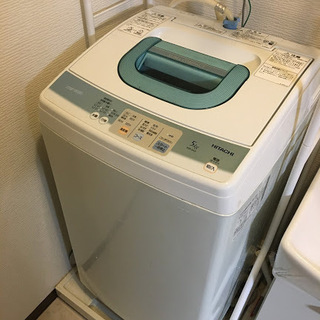 日立の縦型洗濯機です！