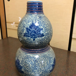 中国陶器　大清乾隆年製　花器