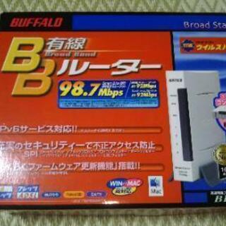 ♪♪buffaloの有線ＢＢルーター♪♪(美品)