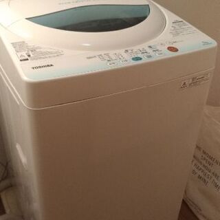 洗濯機　5kg 2013年　東芝　中古