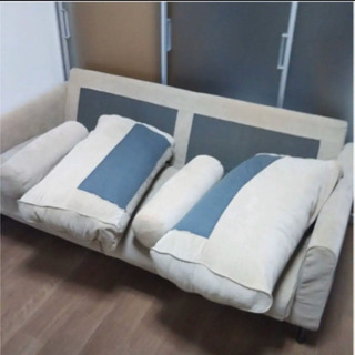 KEYUCA ケユカ  ソファ 3P  ヘッドレスト付 アイボリー　ベージュ