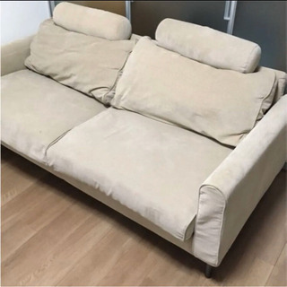 KEYUCA ケユカ  ソファ 3P  ヘッドレスト付 アイボリー　ベージュ