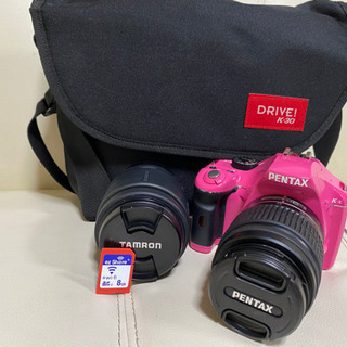 ペンタックス PENTAXカメラ　ピンク　Wi-Fi可能SD付き