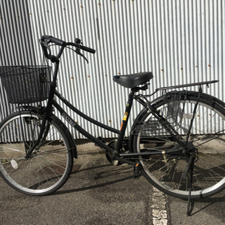 24インチ自転車《ブラック》通勤通学・お買物に…