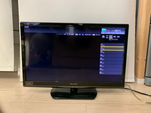 新生活美品　液晶テレビ SHARP AQUOS 24V型ワイドLC-24K9