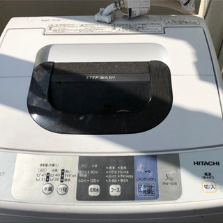 【ネット決済・配送可】HITACHI 洗濯機 【2021.2月末...