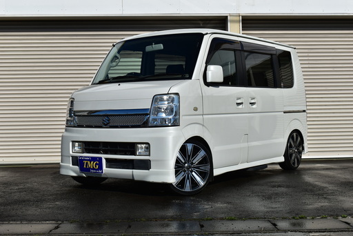 スズキ エブリィワゴンpzターボスペシャル 車高調 16インチaw 車検2年付き 新品タイヤ Tmg Japan つくばのエブリイの中古車 ジモティー