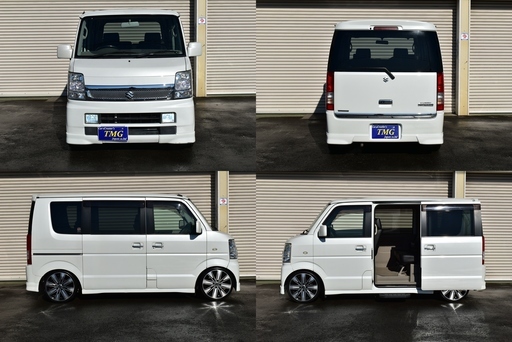 スズキ エブリィワゴンpzターボスペシャル 車高調 16インチaw 車検2年付き 新品タイヤ Tmg Japan つくばのエブリイの中古車 ジモティー
