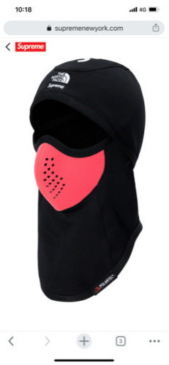 メンズ Supreme The North Face RTG Balaclava red