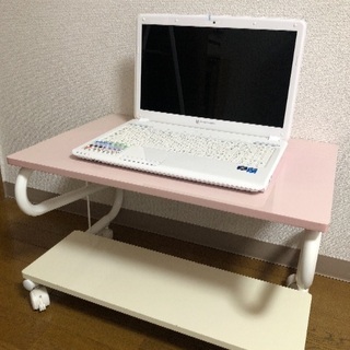 ピンク＊パソコン台