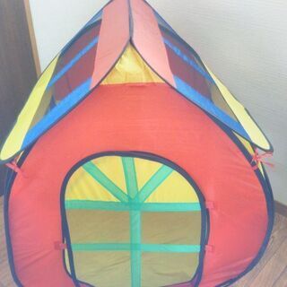 おもちゃ　家型テント　簡単収納